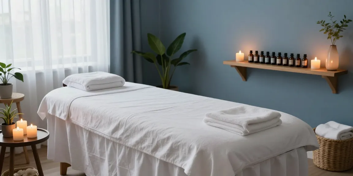 Inviting spa atmosphere showcasing 영등포스웨디시 massage setup with calming elements for relaxation.