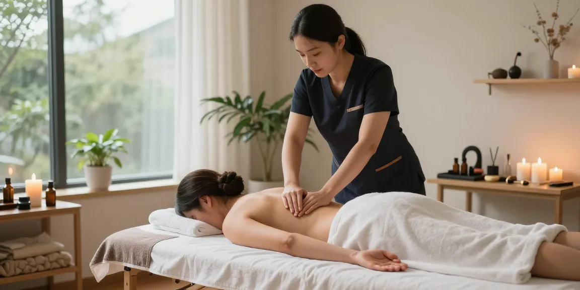 Serene Swedish massage experience at makangs.com, featuring a tranquil spa atmosphere.