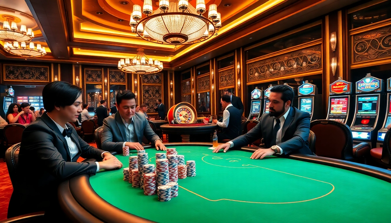 MM88 poker table scene with vibrant chips and exciting gameplay experience.