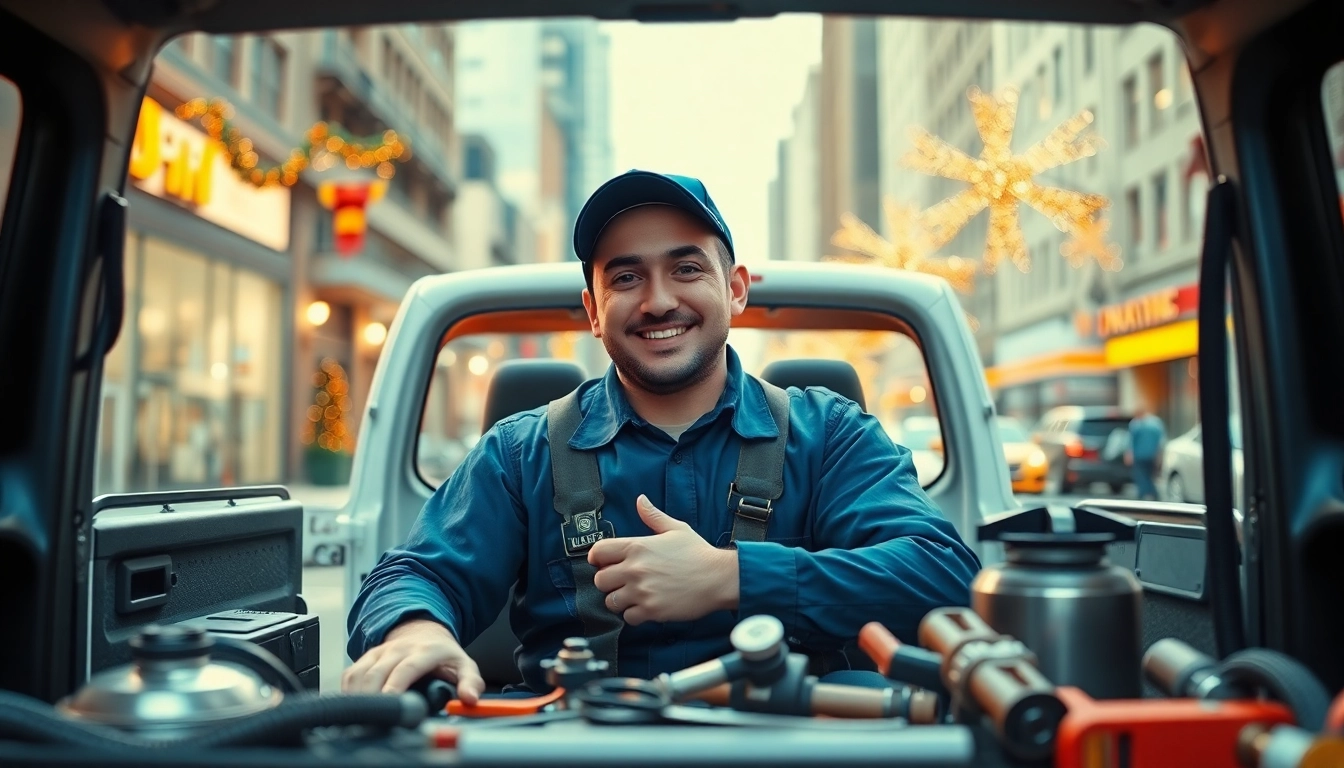 Emergency plumbers on holidays or weekends in NYC, showcasing a plumber responding to urgent calls.