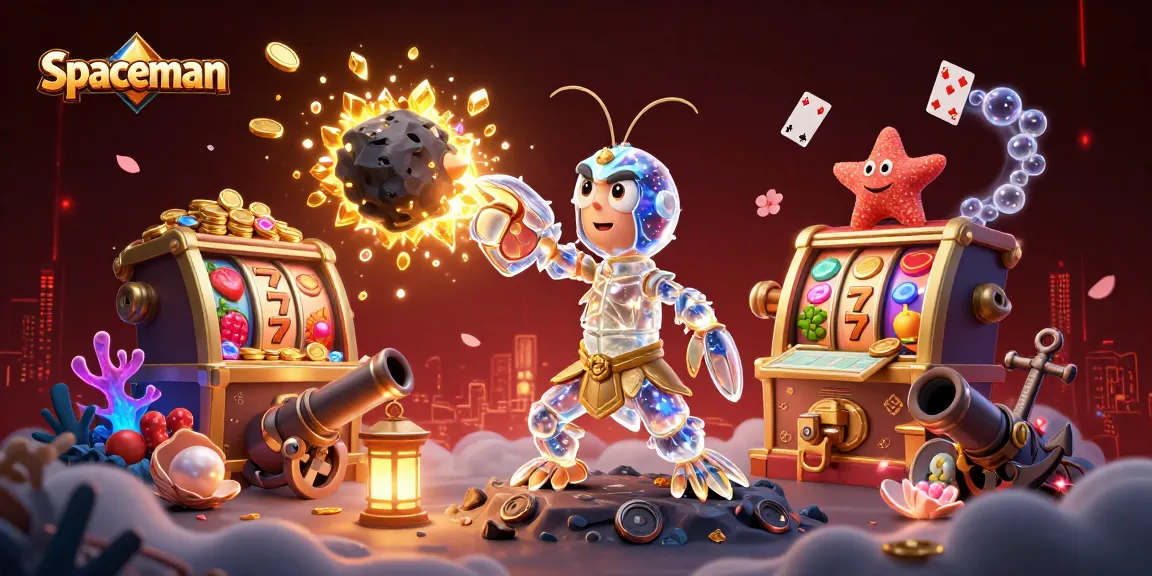 Engage with the spaceman's adventure featuring vibrant slot machines and cosmic action in an electrifying casino atmosphere.