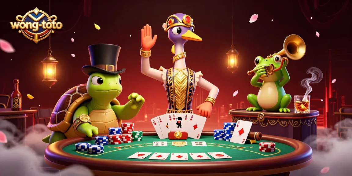 Experience the excitement of wong-toto as you engage with poker at a speakeasy-themed casino.